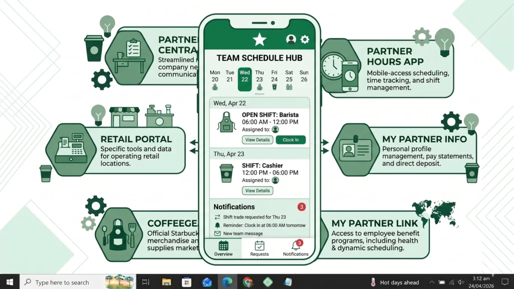 sbuxpartnerhrs app