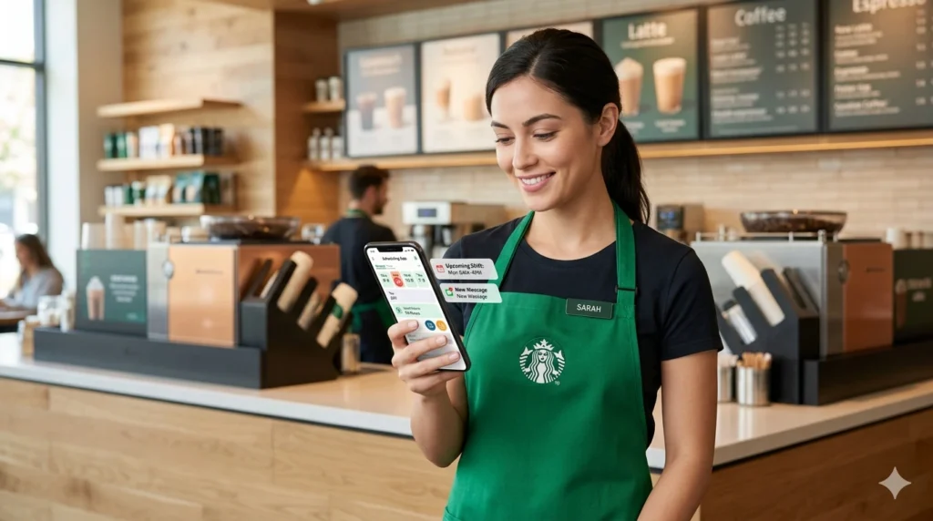 starbucks partner hours teamworks