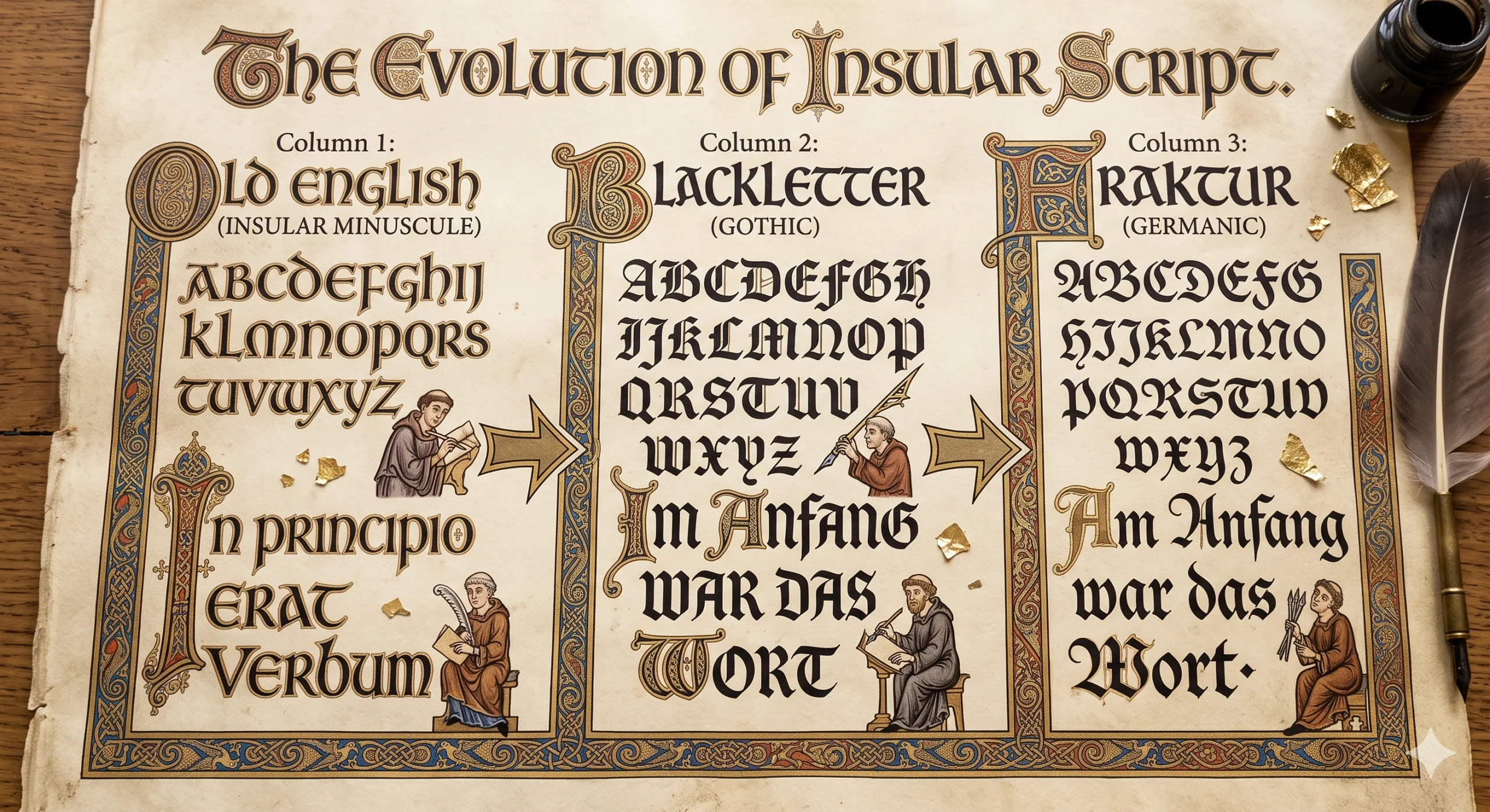 Anglo-Saxon manuscript page showing Old English writing in insular script with characteristic letterforms including thorn and eth